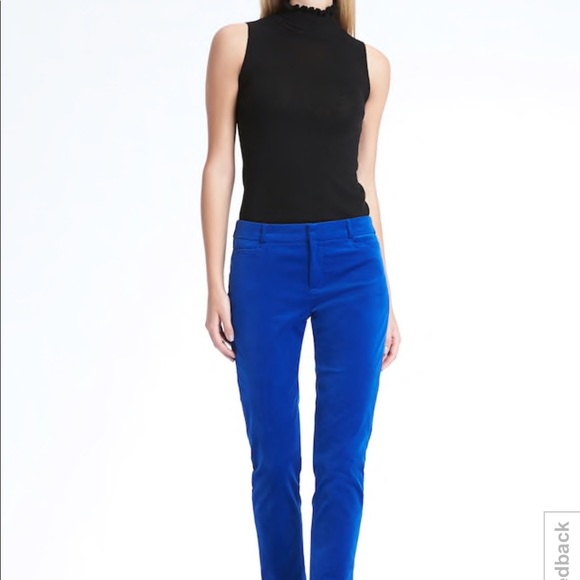 Banana Republic Pants - Blue velvet Banana Republic pants